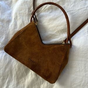 Staud Suede bag.
